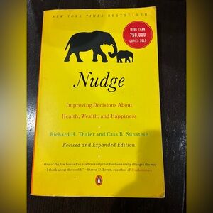 Nudge Book by Thaler and Sunstein